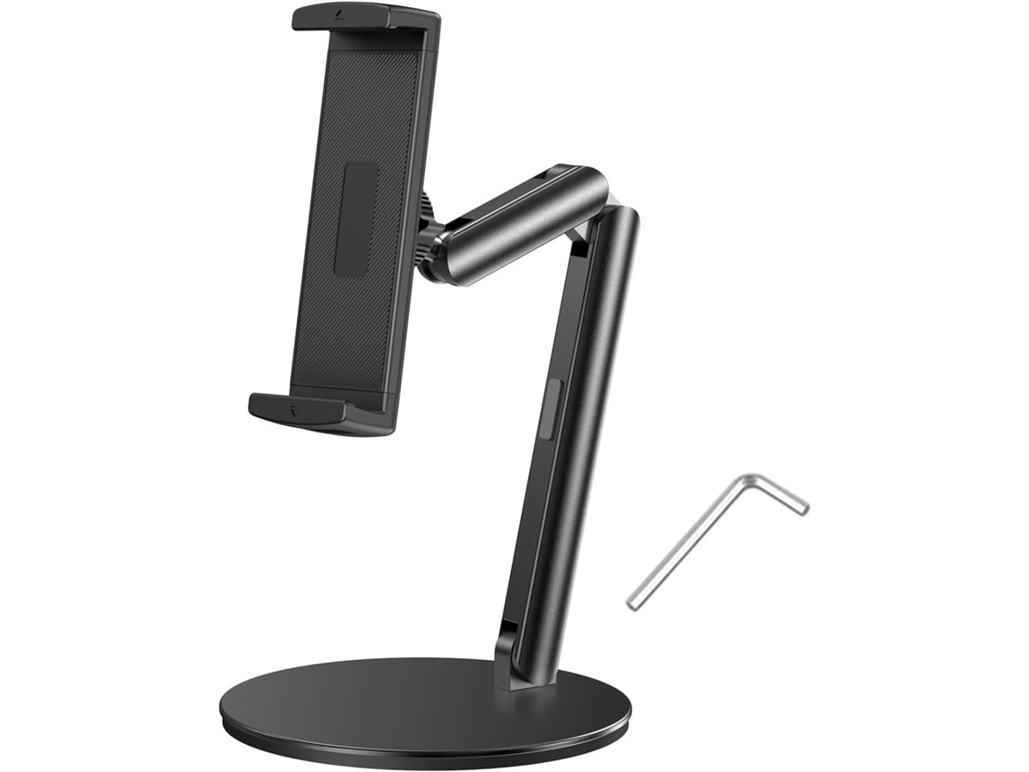 Suporte De Mesa Em Alumínio Para Tablets E Celulares De 4,5 A 13 Polegadas Com