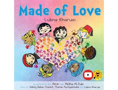 Livro Made of Love Sing a song about love Lubybuby de Lubna Kharusi (Inglês)