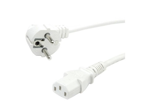 Cabo VALUE (Alimentação e IEC - 1.8m - Branco)