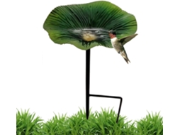 Bebedouro para Pássaros em Formato de Flor, com Vaso Decorativo para Jardim e Área de Banho Externa para Pássaros CHABERLU