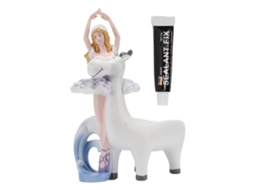 Prato Decorativo de Resina com Menina de Ballet para Joias e Brincos S/MARCA