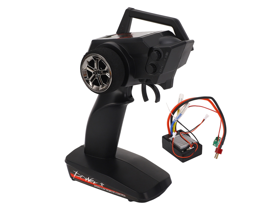 Controle Remoto E Receptor Para Carro Rc 2.4ghz Anti-interferência Para Wltoys 12428 12427 12423 124006