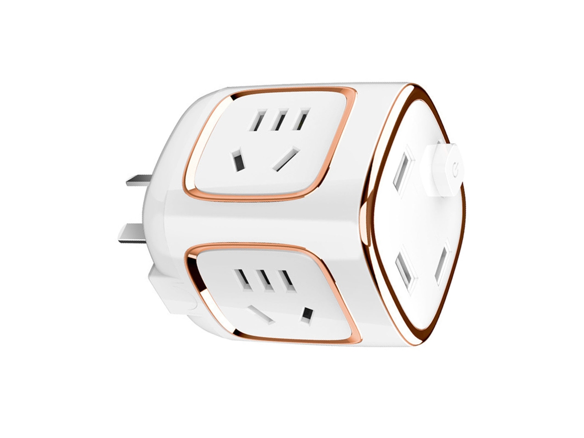 Adaptador De Tomada Conversor Com Múltiplas Portas