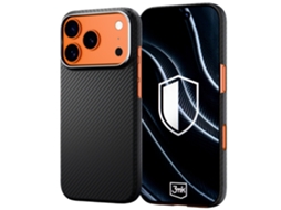 Capa Apple Iphone 17 Pro Max 3mk Hardy Aramid Magcase Preto