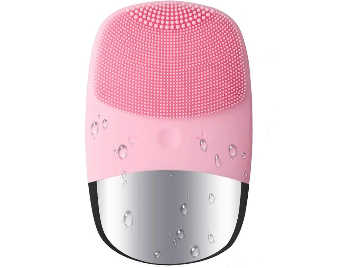 Escova De Limpeza Facial 3 Em 1 De Silicone Com 5 Modos De Limpeza E Massageador Facial Usb Nostalgia88 (rosa)