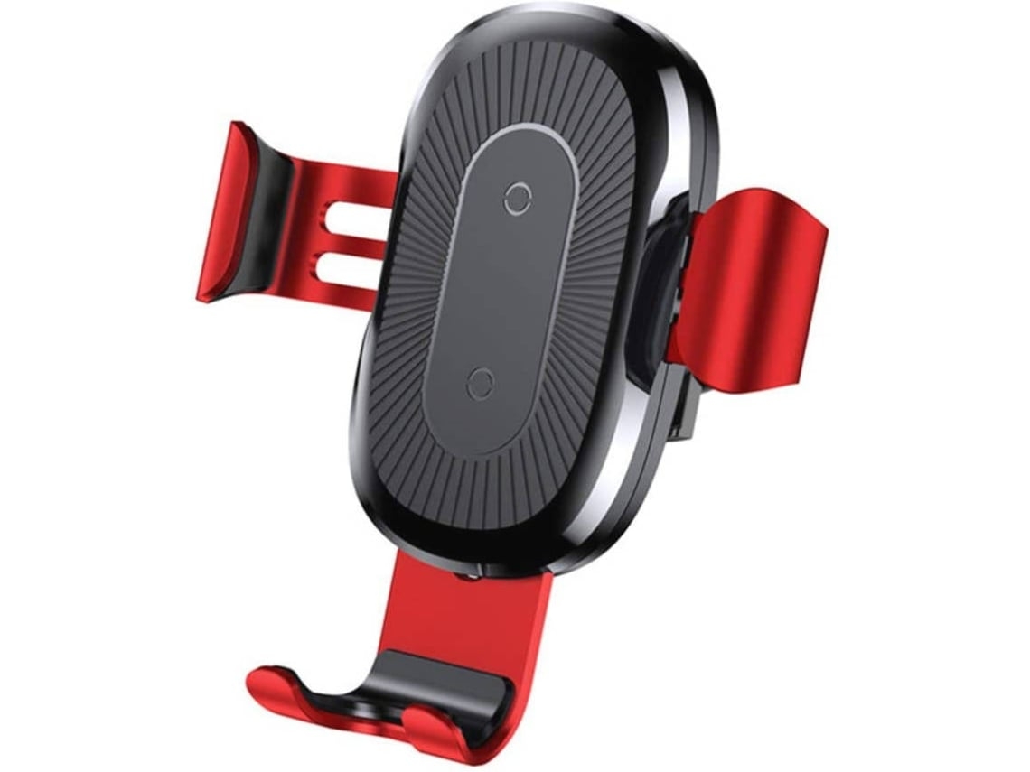 Carregador Sem Carro Qi Fast Ventilador YIZHOOD Vermelho