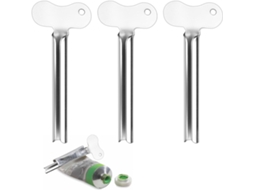 3 Espremedores Tubo Aço Inox, para Pasta Dentes/cremes/tintas ZYBLSSBB