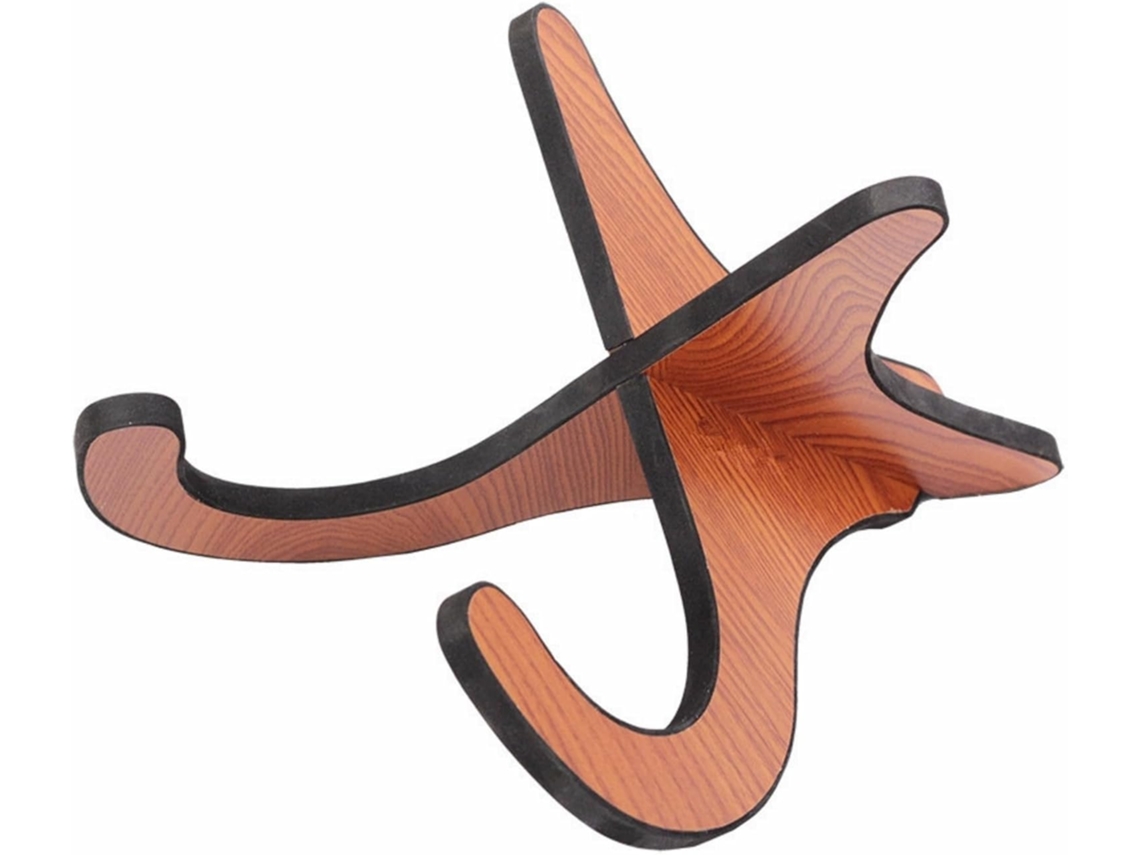 Suporte para Ukulele, Suporte Universal Portátil e Robusto com Estrutura em X Removível para Ukulele, Bandolim, Violino e Banjo, Marrom AQUAFORGE