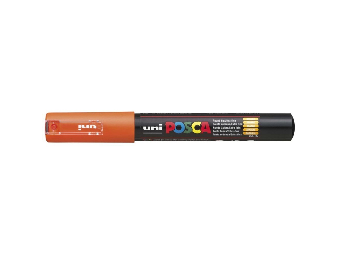 Marcador POSCA Pc-1mc Ponta Redonda Extrafina Laranja (ponta de 0,7 A 1 Mm)