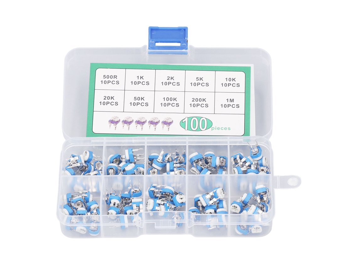 Kit de 80 condensadores trimmer 6mm 5/10/20/30/40/60/70/120p S/MARCA