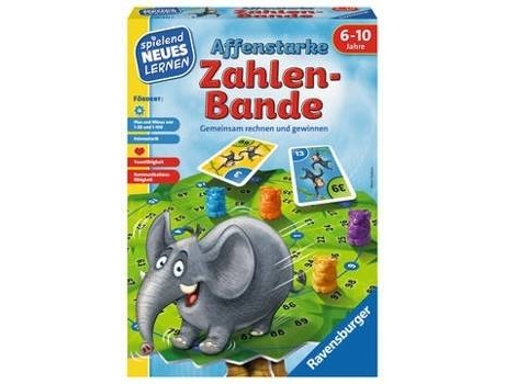 Jogo de Tabuleiro  Affenstarke Zahlen-Bande (Idade Mínima: 6)