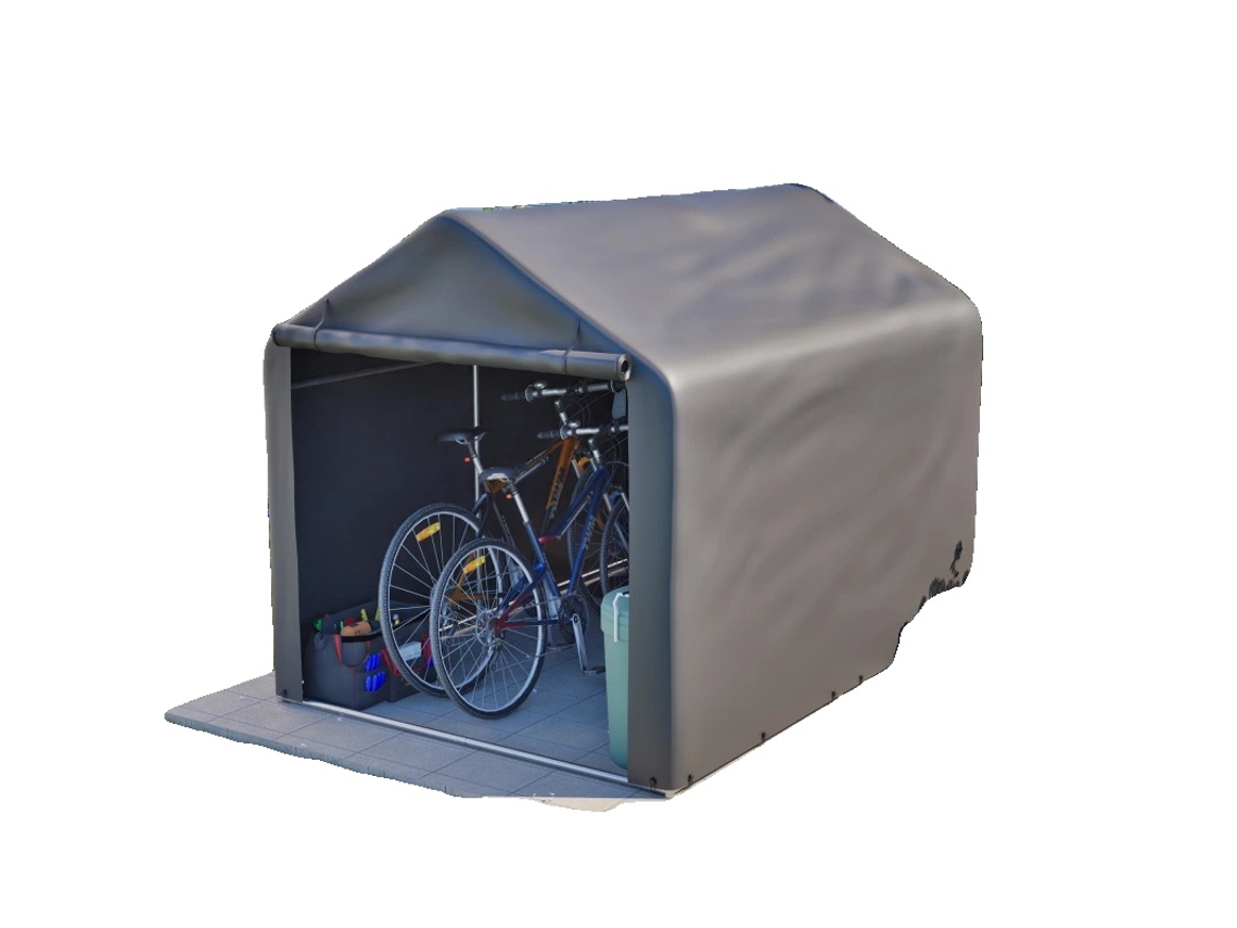 Garagem De Bicicletas, Material Resistente Às Intempéries, Design Espaçoso, Verde Exército
