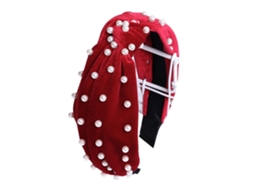 Tiaras para Mulhers Tiaras de Pérolas 1 Peça Faixa de Cabeça de Veludo de Pérola Falsa Torcida Elegante Grampo de Cabelo Brilhante Grampos JEDBESETZT