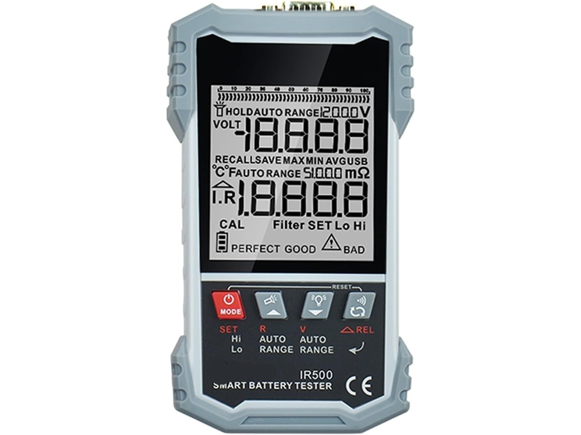 Ohmímetro de Bateria de Alta Precisão Ir500/ir502 120v 0,000mω 500ω Calibrável SFUSHOS
