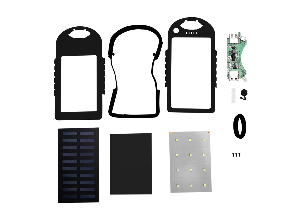 Carregador Solar LAXISCREED com Luz Led