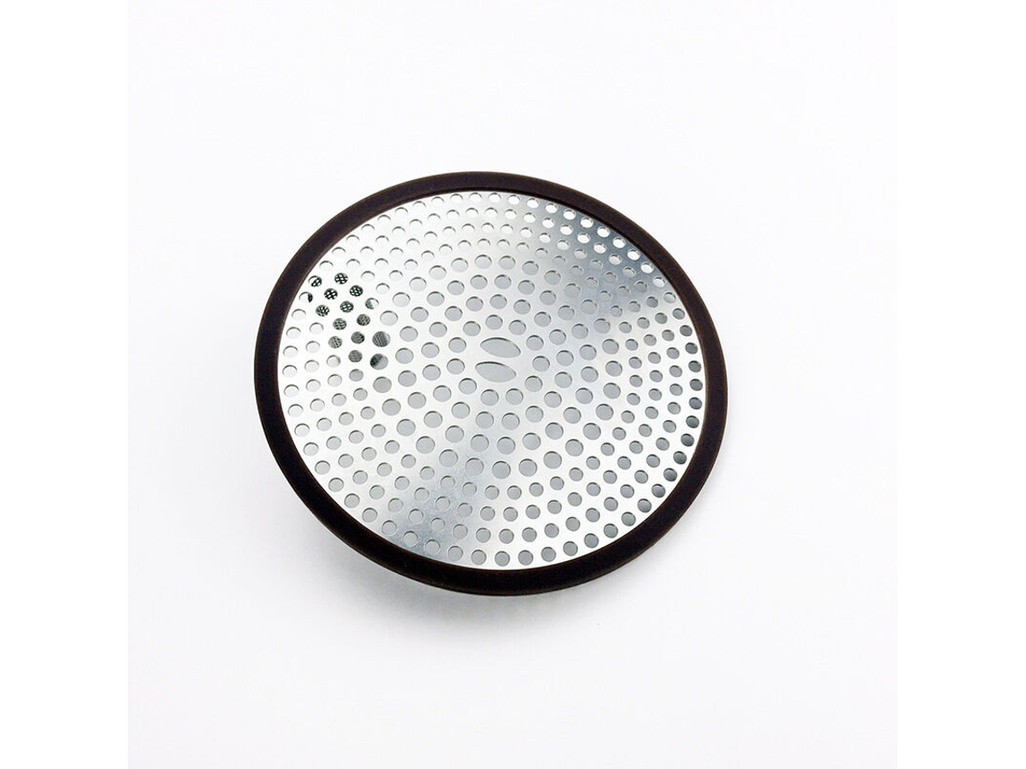 TRUYUETY Filtro Coletor De Pelos De Drenagem Rápida, Filtro De Drenagem De Aço Inoxidável Resistente À Corrosão Com Anel De Silicone Antiderrapante, Protetor D