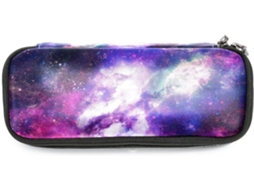 Estojo Lápis Com Estampa De Galáxia, Universo E Nebulosa Grande Capacidade, Ideal Organizar Canetas, Maquiagem
