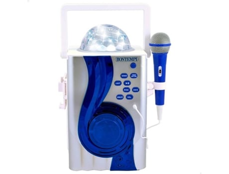 Brinquedo Musical BONTEMPI Coluna Karaoke com Microfone (Idade Mínima: 5 Anos)
