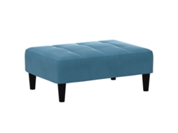 Footstool, Footstools Vidaxl Azul Veludo (n/a)