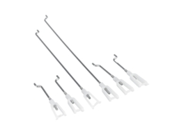 Conjunto Completo de Hastes de Comando e Grampos em U para Aeromodelos Rc Volantexrc Ranger 2000 V757 8 / Phoenix V2 759 2 MDUG