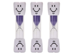 Temporizador de Escovação Ampulheta Dental de 3 Minutos para Crianças Temporizador de Areia para Escovar Os Dentes Roxo JEDBESETZT