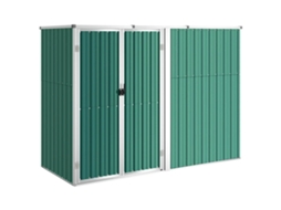 Tool Shed, Tool Sheds Vidaxl Verde Aço (225 X 89 X 161 Cm)