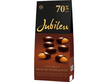 Amêndoas Chocolate Amargo 70 Cacau Jubileu