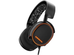 Auscultadores Gaming com Fio STEELSERIES Arctis 5 (Over Ear - Multiplataforma - Noise Cancelling - Preto)