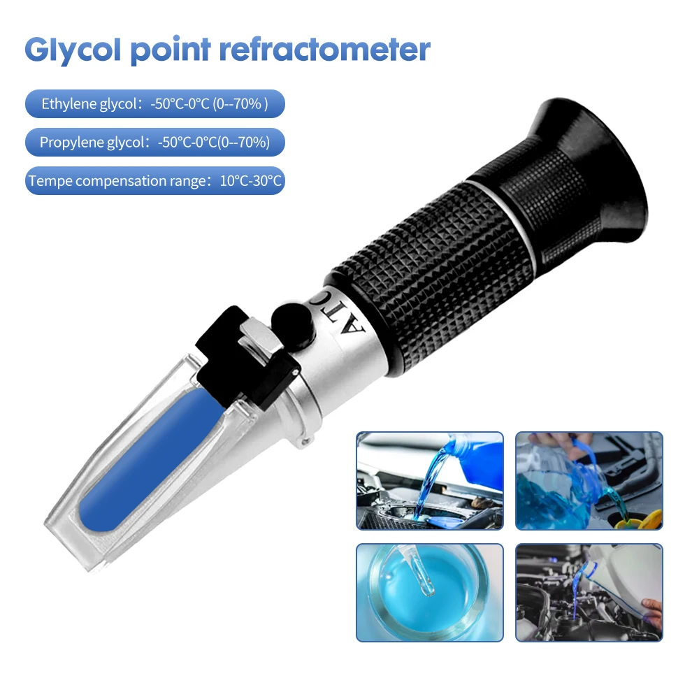 Refratômetro CHRUI 50~0°c Anticongelante Bateria Ureia para Automóvel