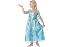 Fato de Menina RUBIE'S Traje Frozen Elsa Premium (Poliéster - Tam: 7-8 Anos)
