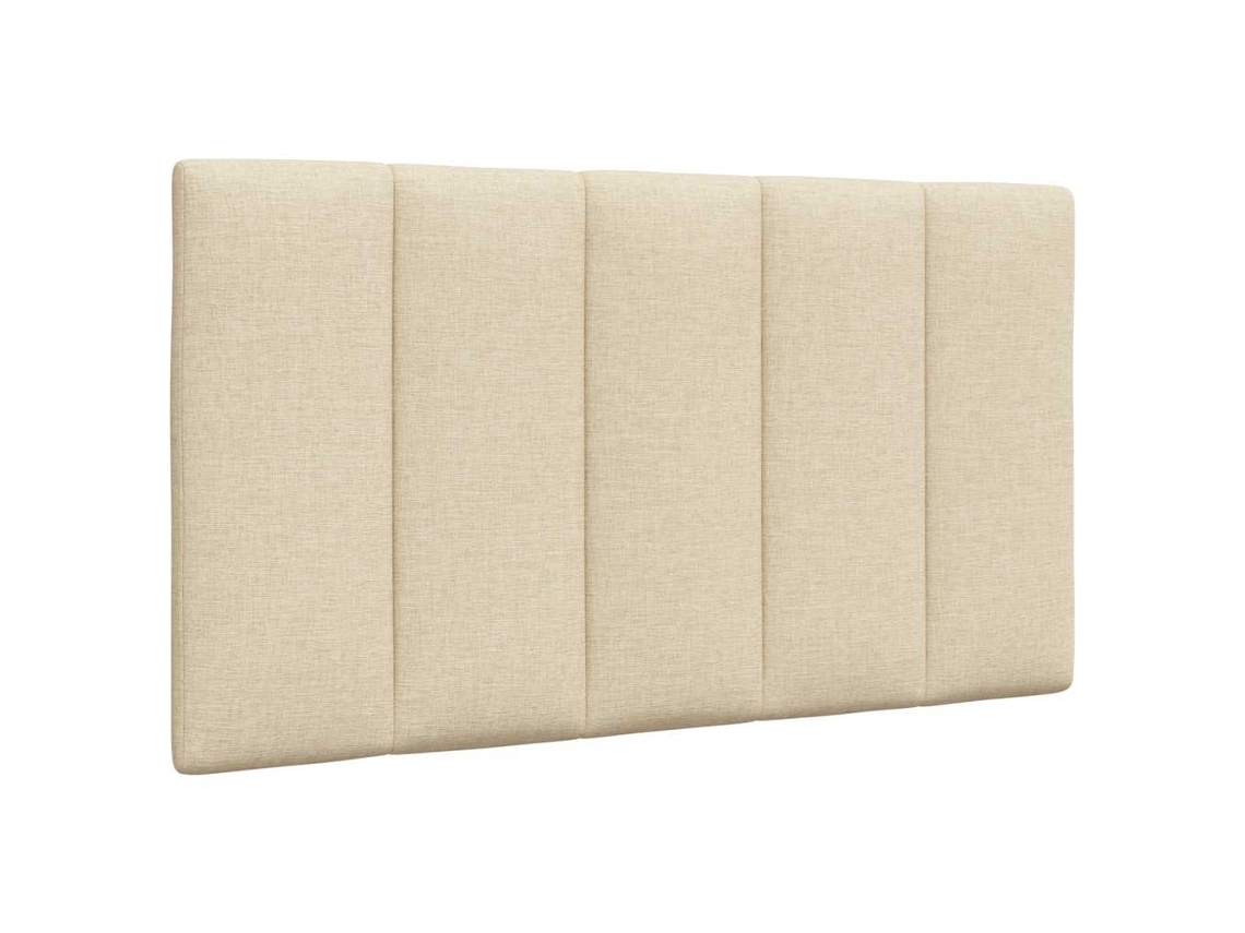 Vidaxl Almofadão De Cabeceira Hanko 80 Cm Tecido Creme