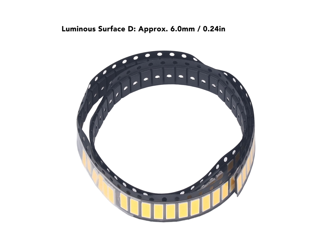 Laxiscreed Chips Led 6v Luz Quente 2800-3200k Para Iluminação De Interiores