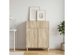 Vidaxl Buffet Carvalho Sonoma 66 X 34,5 X 90 Cm Derivados De Madeira