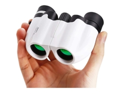 Binóculos Infantis, 8x21 Mini Binóculos Pequenos Presentes Para Acampar, Viajar, Observar Pássaros Bestvite (branco)