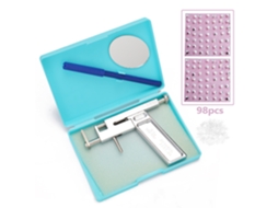 Kit De Ferramentas De Piercing Profissional Aço Inoxidável Máquina Para Ouvido E Nariz Painless