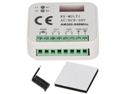 Módulo Mali de Interruptor com Controle Remoto, 2 Vias, Sem Fio, 300-868MHz, 9-30V