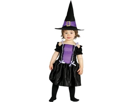 Fato de Bebé  Bruxa Violeta (Tam: 1 a 2 Anos)