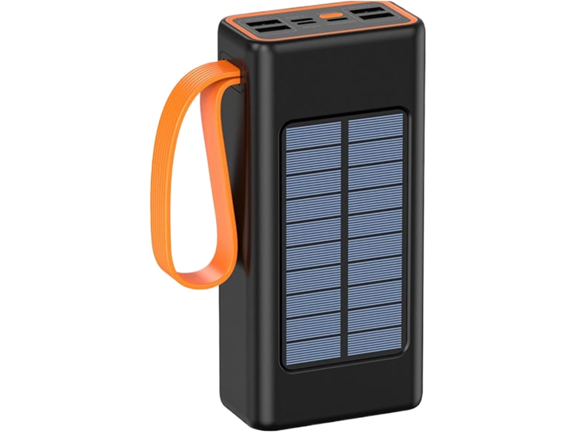 Carregador Solar Portátil - Carregador De Celular Com Painel Solar