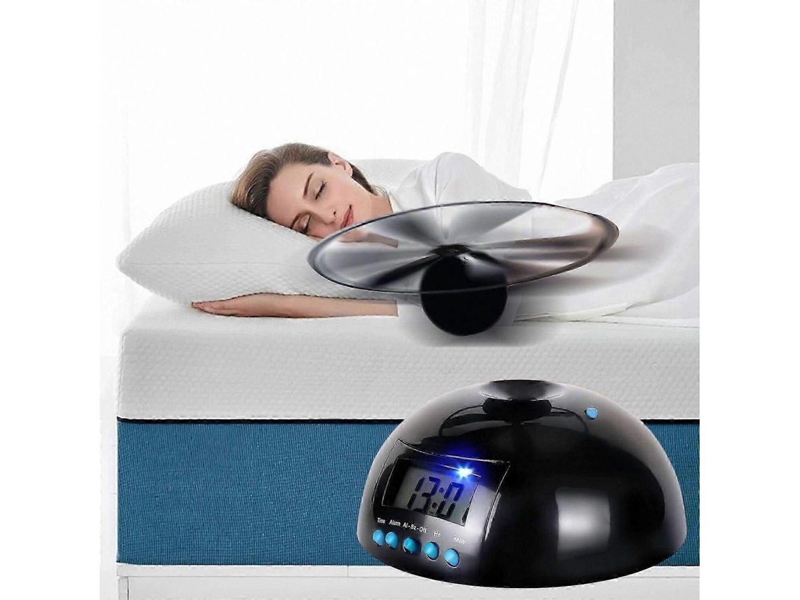 Despertador Helicóptero Para Quem Tem Sono Pesado - Design Giratório Em Voo Com Alerta Vibratório, Presente Perfeito Para O Quarto