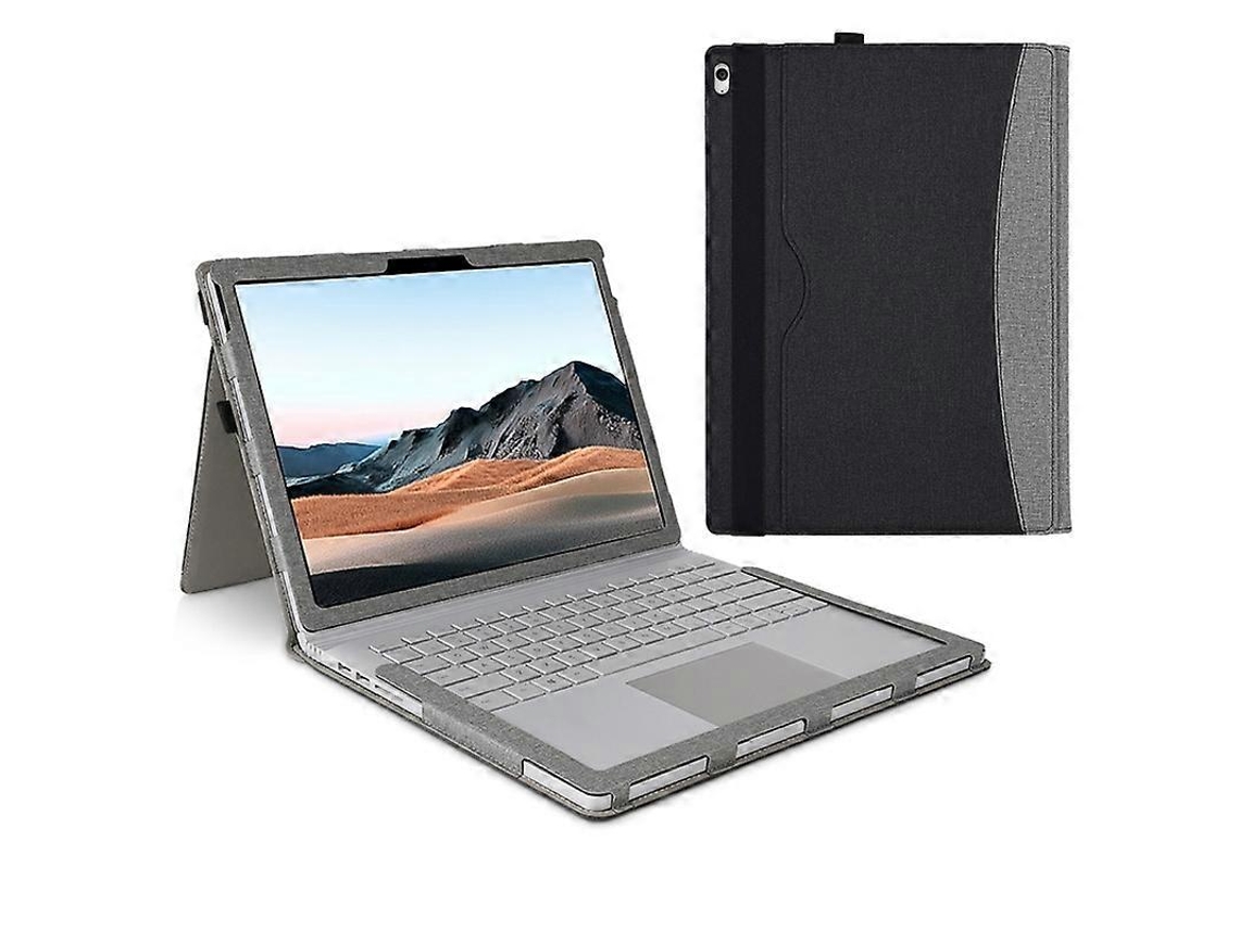 Capa De Couro Para Laptop Microsoft Surface Book 3/2/1 De 15 Polegadas