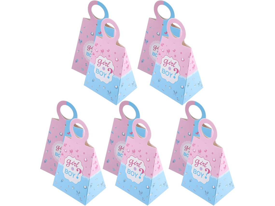 Kichouse Caixinhas De Doces Pequenas, 24-unidades, 2-cores Sortidas, Caixas De Papel Para Lembrancinhas Chá Bebê E