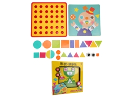 Puzzles Interactivos Para Niños Bloques De Patrones Material Plástico Ligero Juguetes Educativos De Formas Geométricas