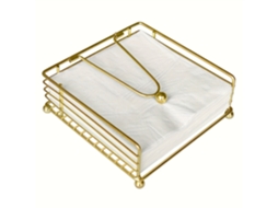 Porta-lenços — Um Dispensador De Lenços Plano Com Um Braço De Contrapeso Um Porta-lenços Quadrado De Ferro.
