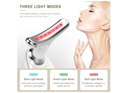 Dispositivo De Beleza Para Rosto E Pescoço Bestvite Am 1081 Reafirmante Facial Para Pescoço E Remoção De Rugas Branco