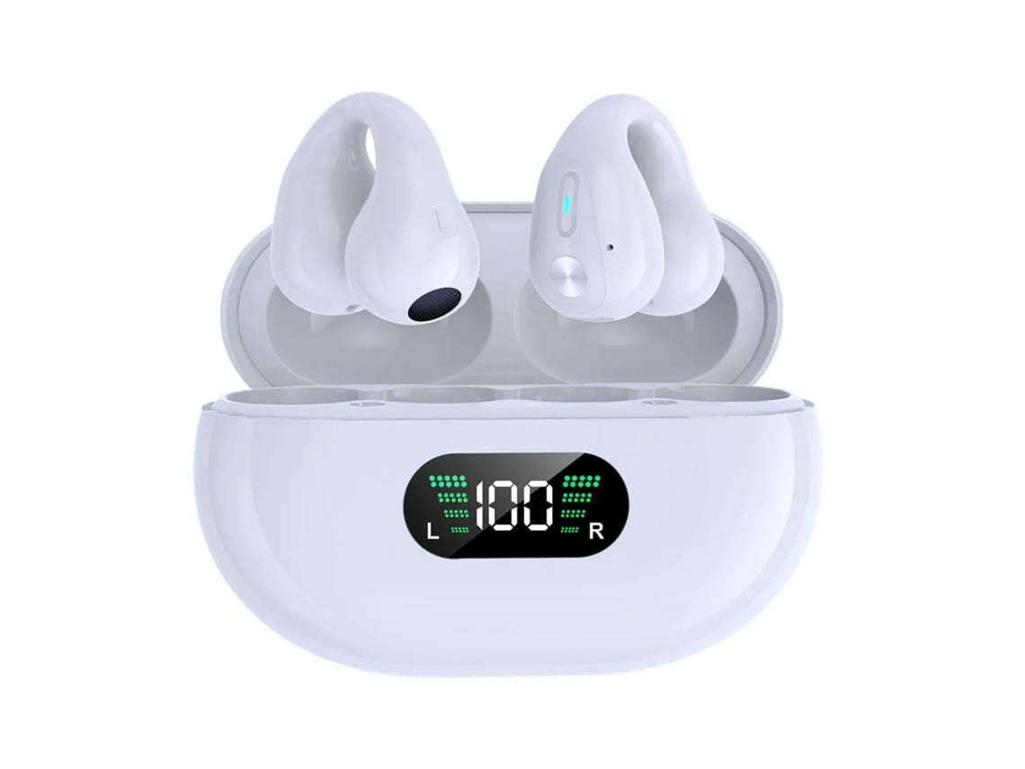 Modelo Tws Ergonomic Bluetooth 5.3 Headset Pittsburgh Branco Bolaris