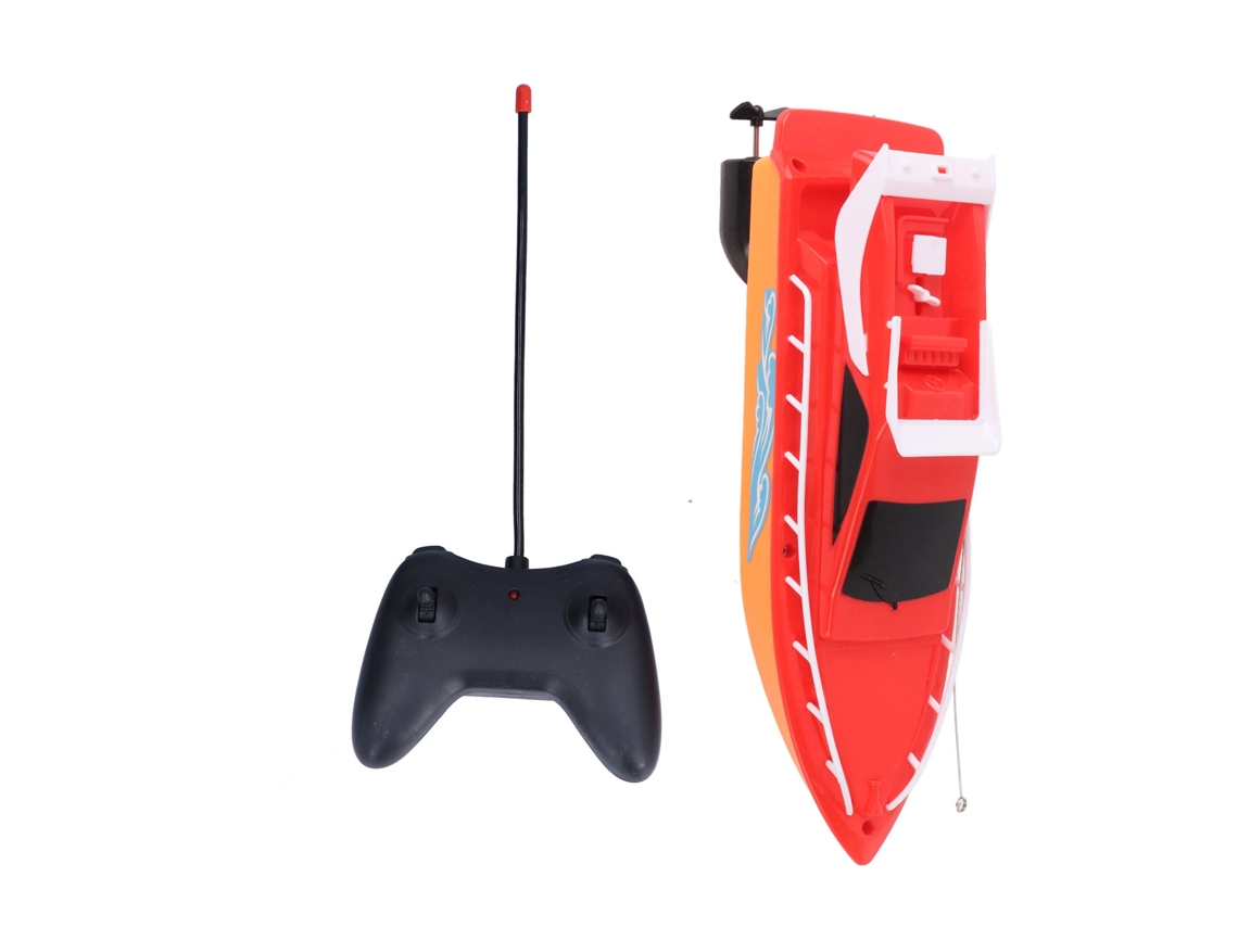 Mali barco de Controle Remoto 2.4ghz de Alta Velocidade para Corrida Brinquedo para Crianças Vermelho