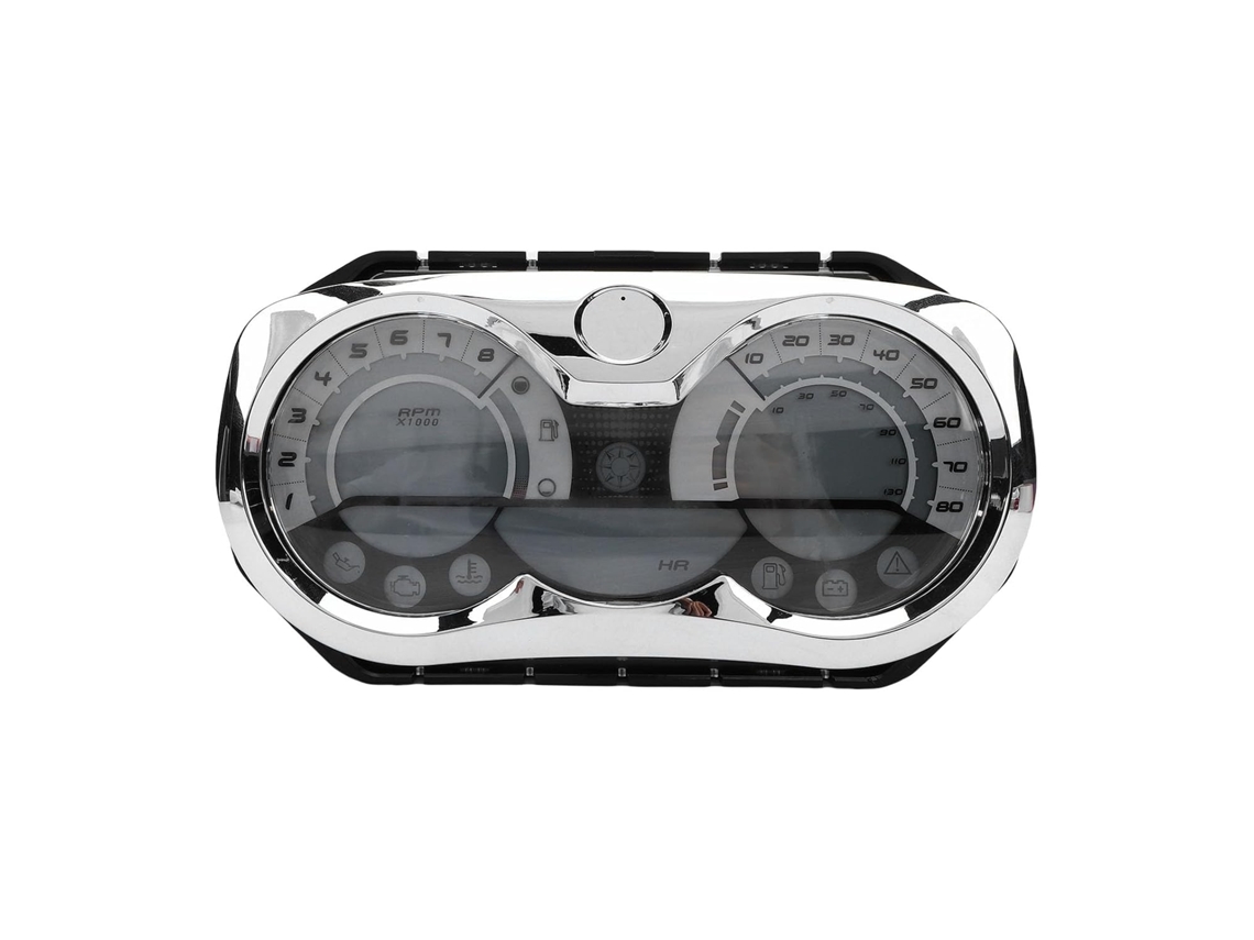 Velocímetro Digital Lcd Yosoo Health Gear Para Jet Ski, Com Moldura Cromada De Substituição, Painel De Instrumentos