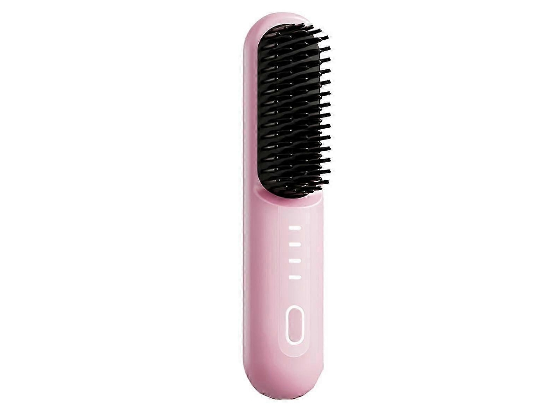 Pente De Cabelo Liso Preguiçoso De Íon Negativo Sem Fio, Pente De Carbono Portátil Sem Danificar O Cabelo Jinyubo Store