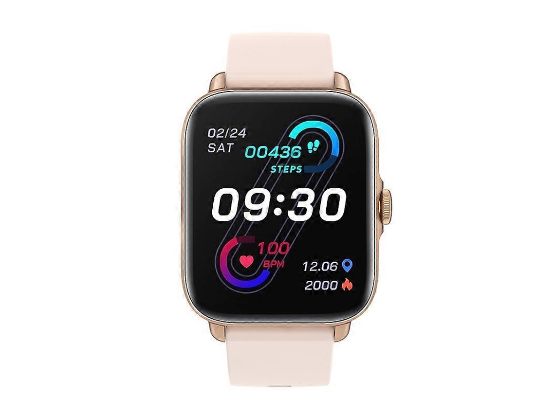 Relógio Inteligente Loaniy Y22 Com Monitoramento De Frequência Cardíaca E Bluetooth, Cor: Dourado