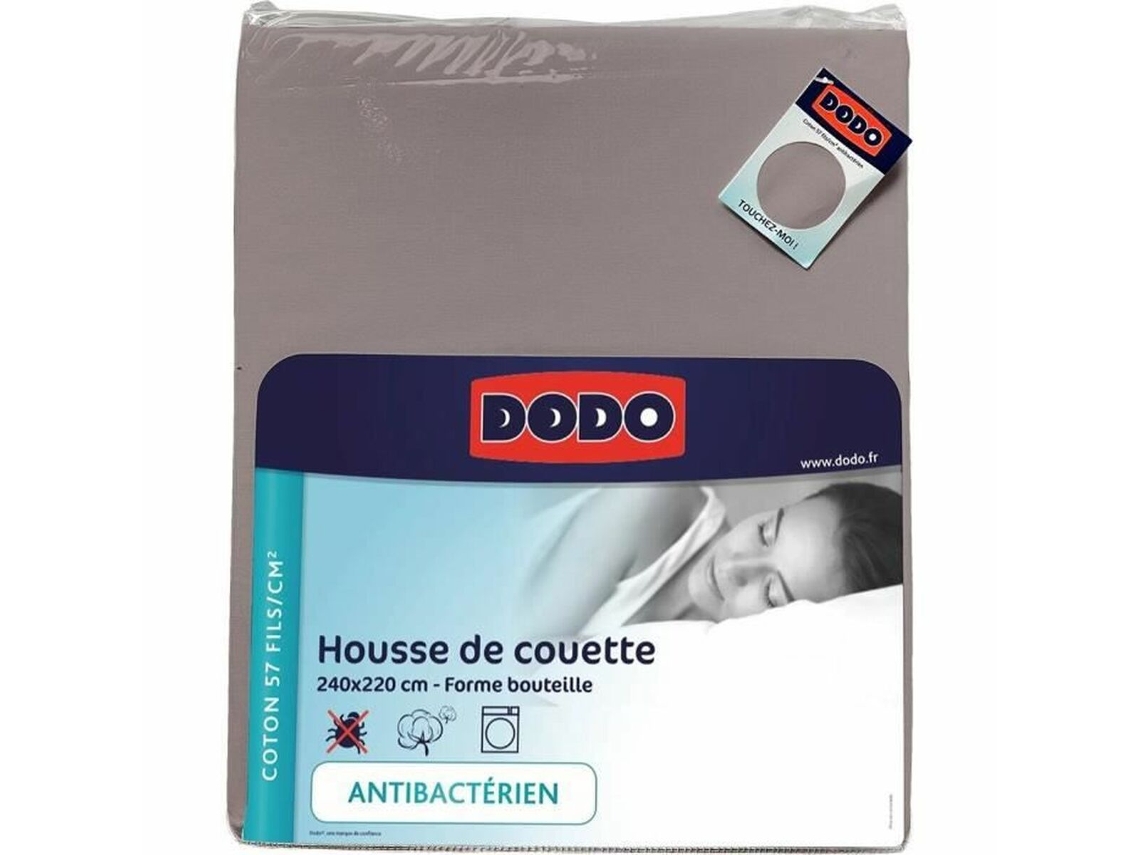 Edredão Dodo Antibacteriana Taupe 240 X 220 Cm